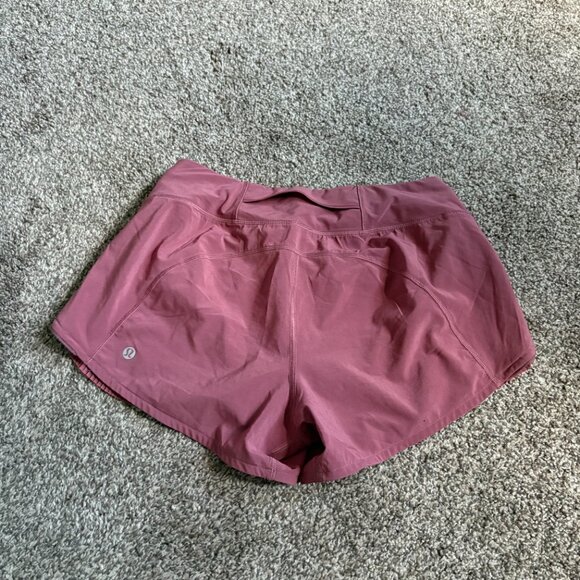 Lululemon Play Off The Pleats Short 3" Auburn Color Womens Athletic Size 4 - Picture 3 of 4